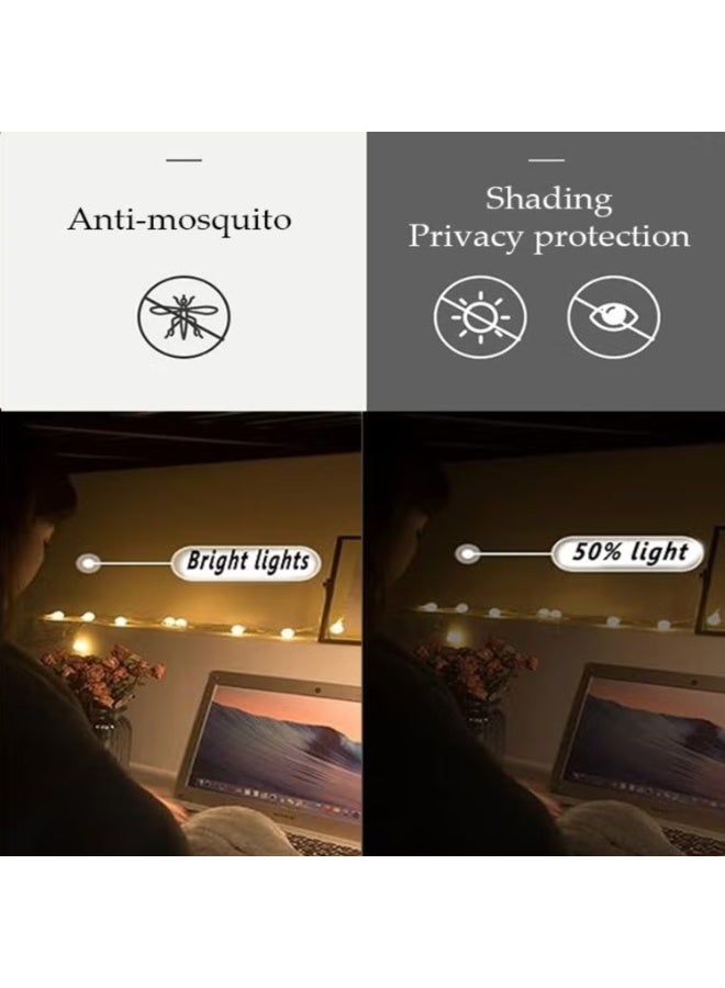 لينلي ستائر معتمة للسرير السفلي ذي الطابقين - Image 3